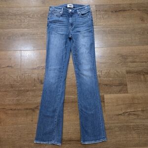 Paige Women's High Rise Manhatten Distressed Jeans 29 Normcore Hippie Bohocore